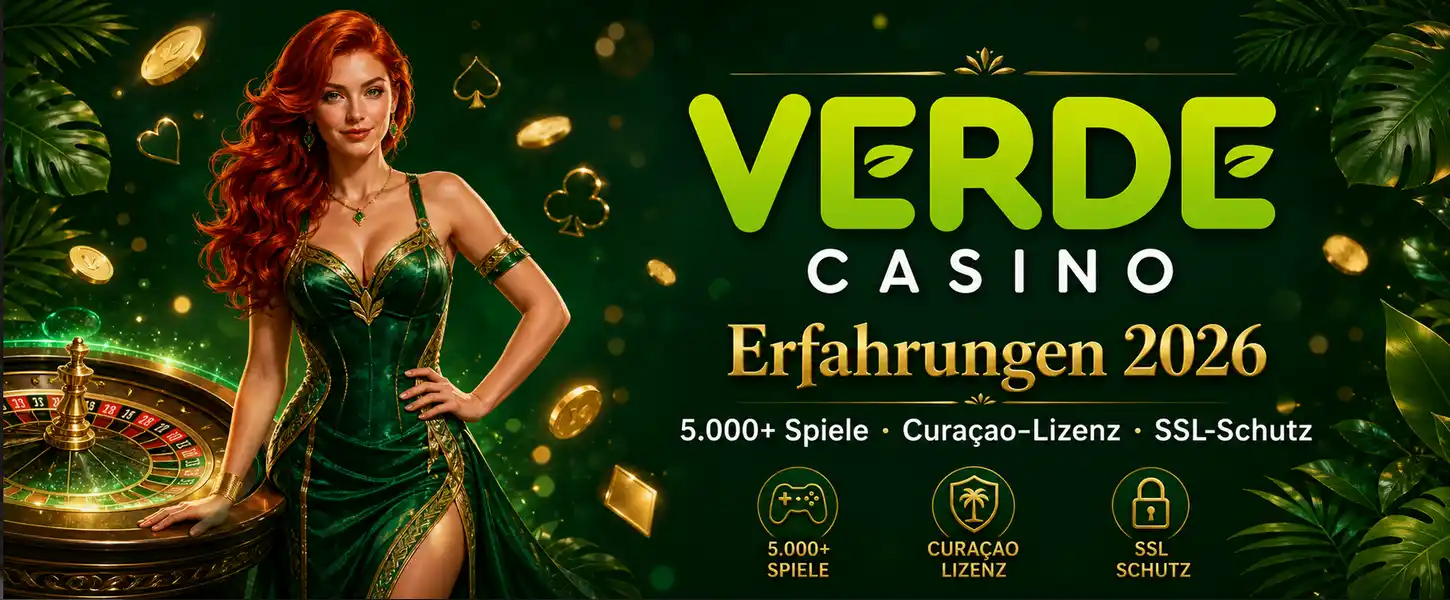 Verde Casino Erfahrungen 2026 - Test, Bewertung und Spielangebot für deutsche Spieler