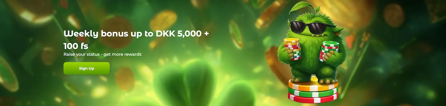 Verde Casino ugentlig cashback op til 10.000 kr - få penge tilbage hver uge